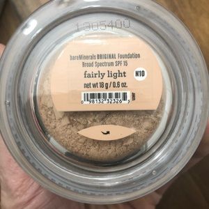 Sealed X-Lrg Fairly Light bareMinerals Foundation